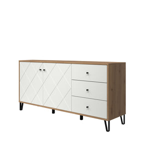 Touch Sideboard – Artisan Oak & Matt White