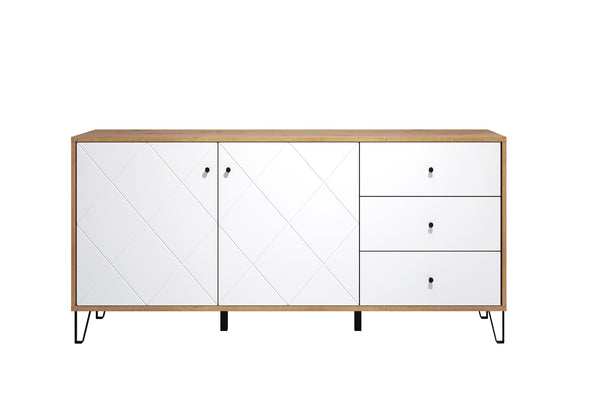 Touch Sideboard – Artisan Oak & Matt White