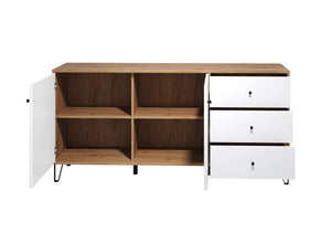 Touch Sideboard – Artisan Oak & Matt White
