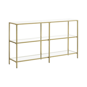 Gold Console Table with 3-Tier - Karrari