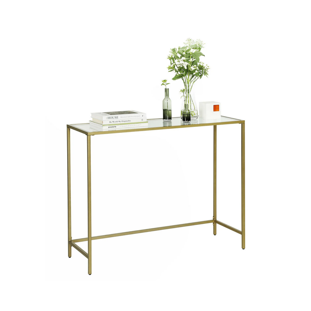 Gold Metal Frame Console Table - Karrari