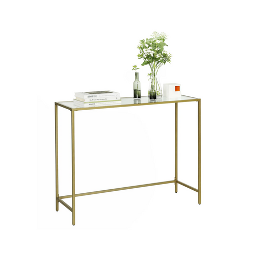 Gold Metal Frame Console Table - Karrari