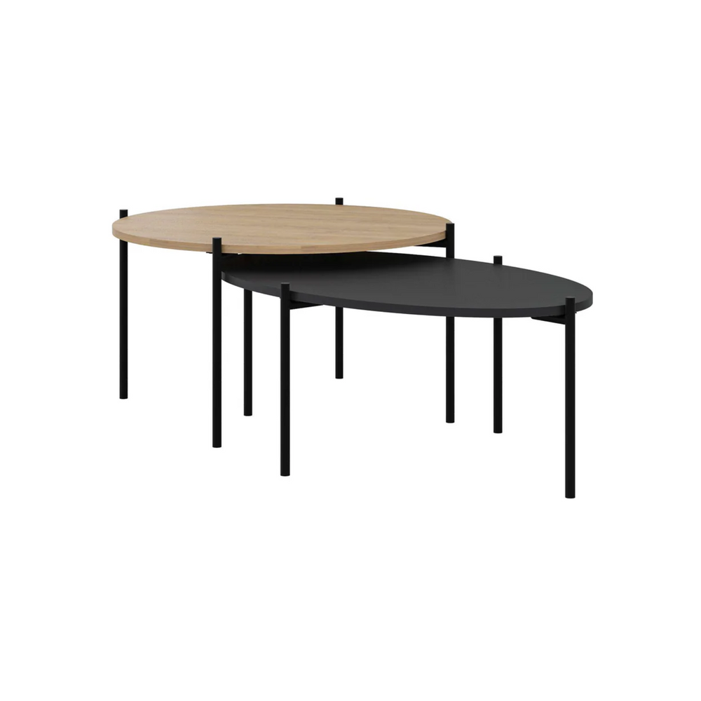 Odelia Round & Oval Coffee Tables - Karrari