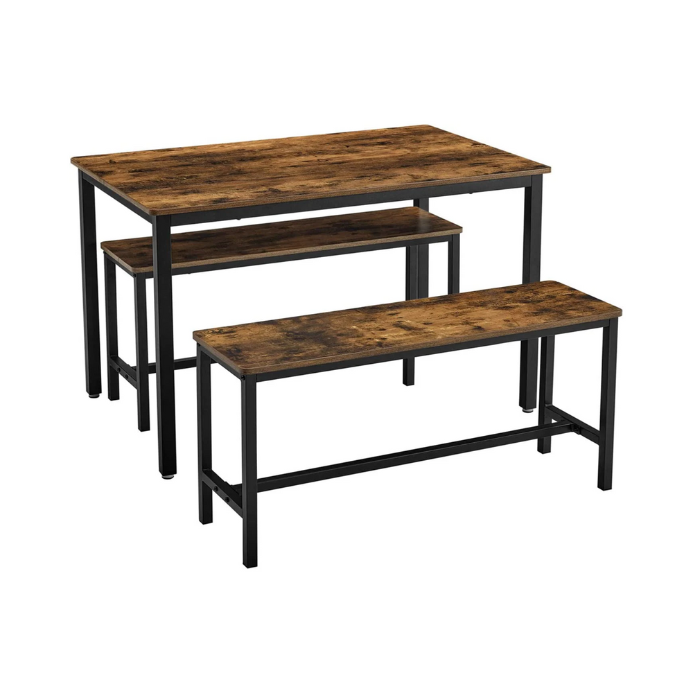 Kitchen Table with 2 Benches - Karrari