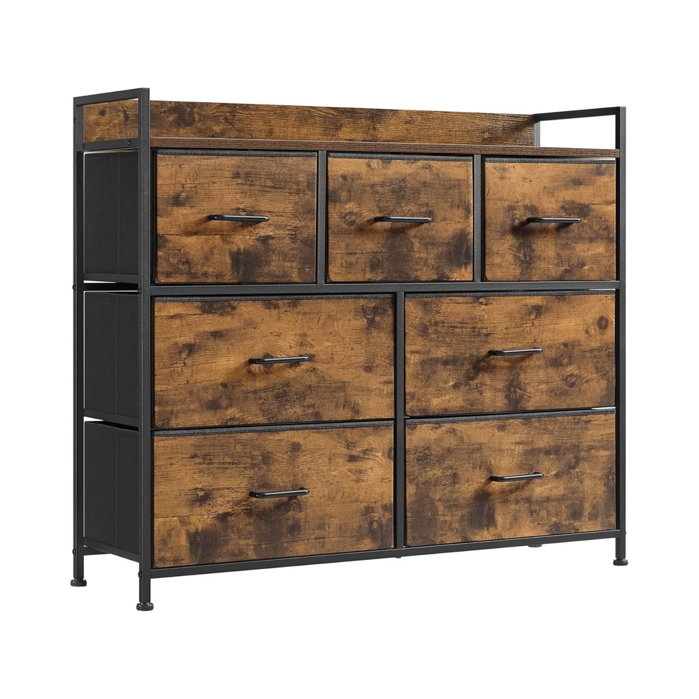 Bedroom Cabinet with 7 Fabric Drawers - Karrari