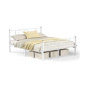 Double Metal Bed Frame (‎207.6x161.8cm) - Karrari