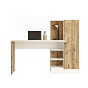 Atlantic Pine & White Compact Study Desk - Karrari