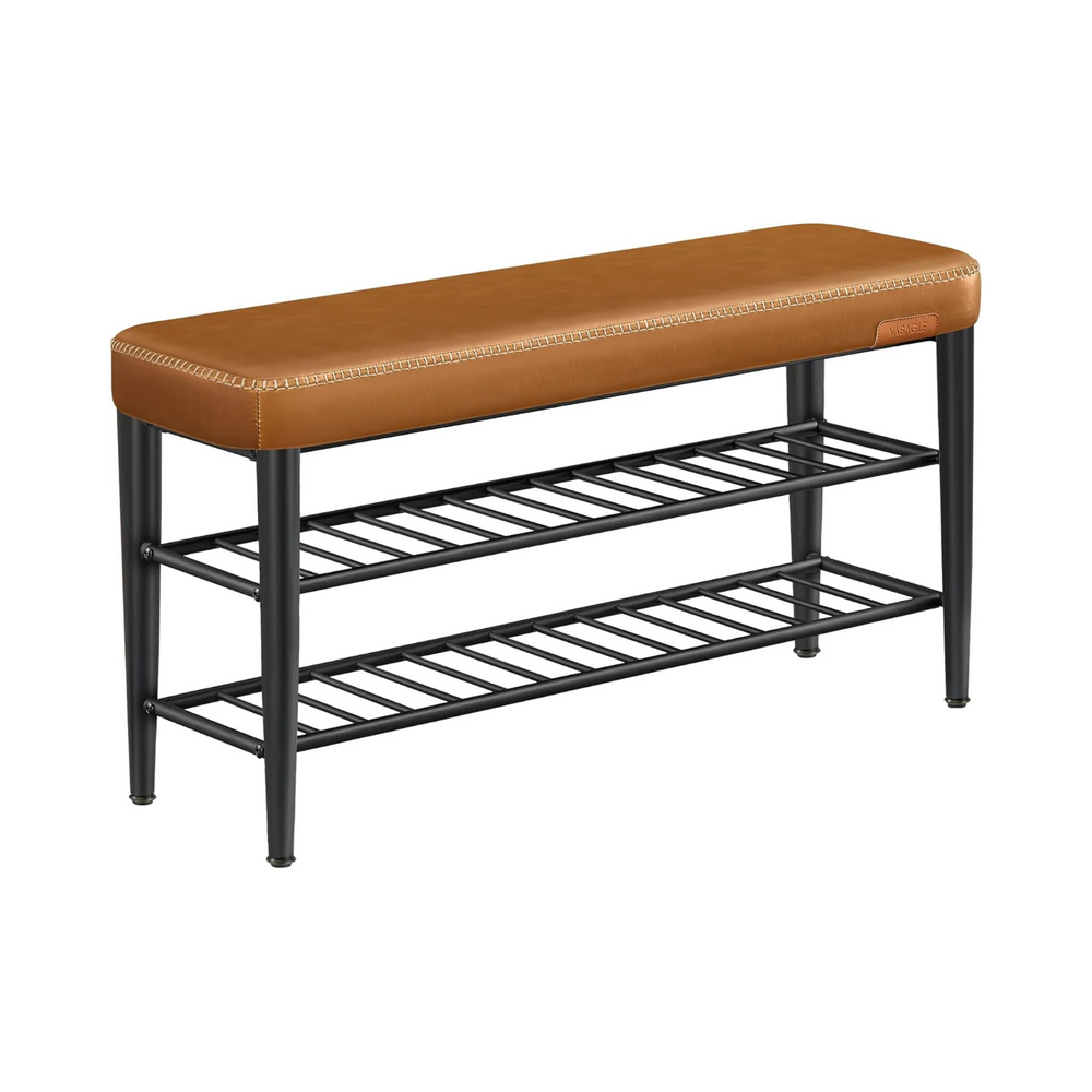 Faux Leather Storage Shoe Bench - Karrari
