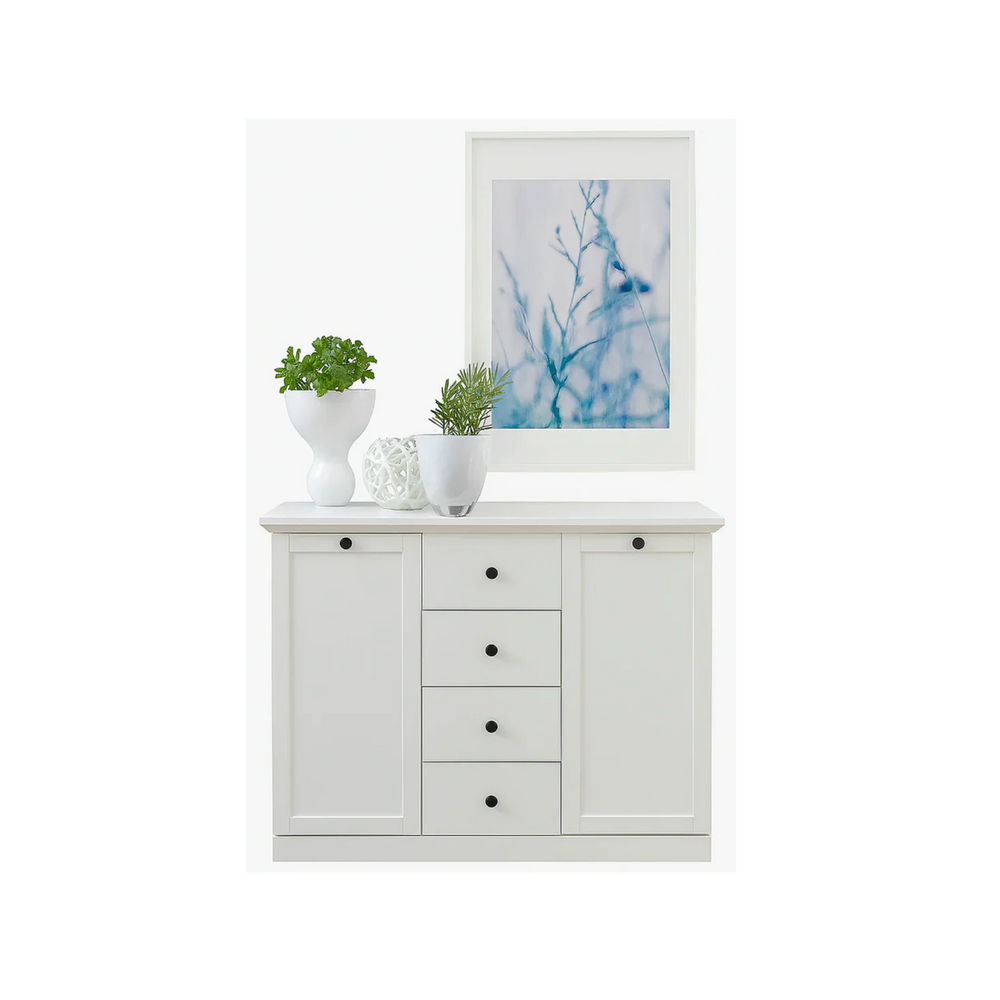 Baxter White Storage Cabinet - Karrari