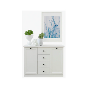 Baxter White Storage Cabinet - Karrari