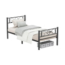 Single Metal Bed Frame (198x91.8cm) - Karrari
