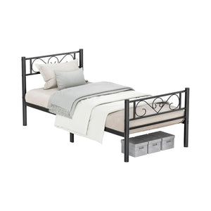 Single Metal Bed Frame (198x91.8cm) - Karrari