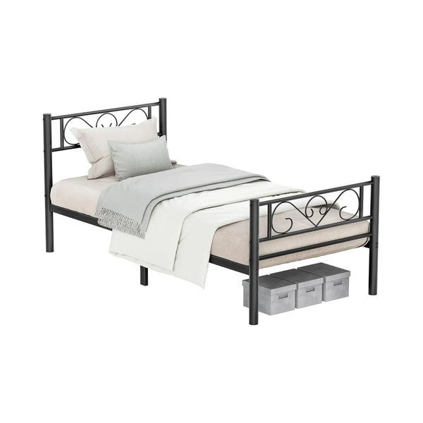 Single Metal Bed Frame (198x91.8cm) - Karrari