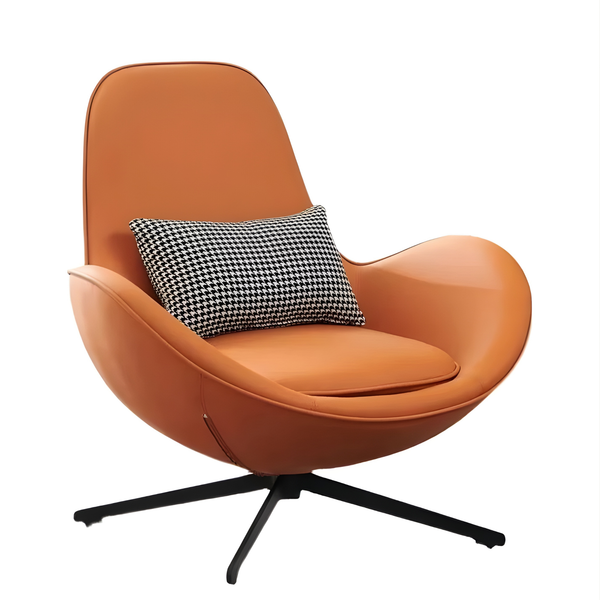 Modern Luxury Swivel Lounge Chair with Cushion - Karrari