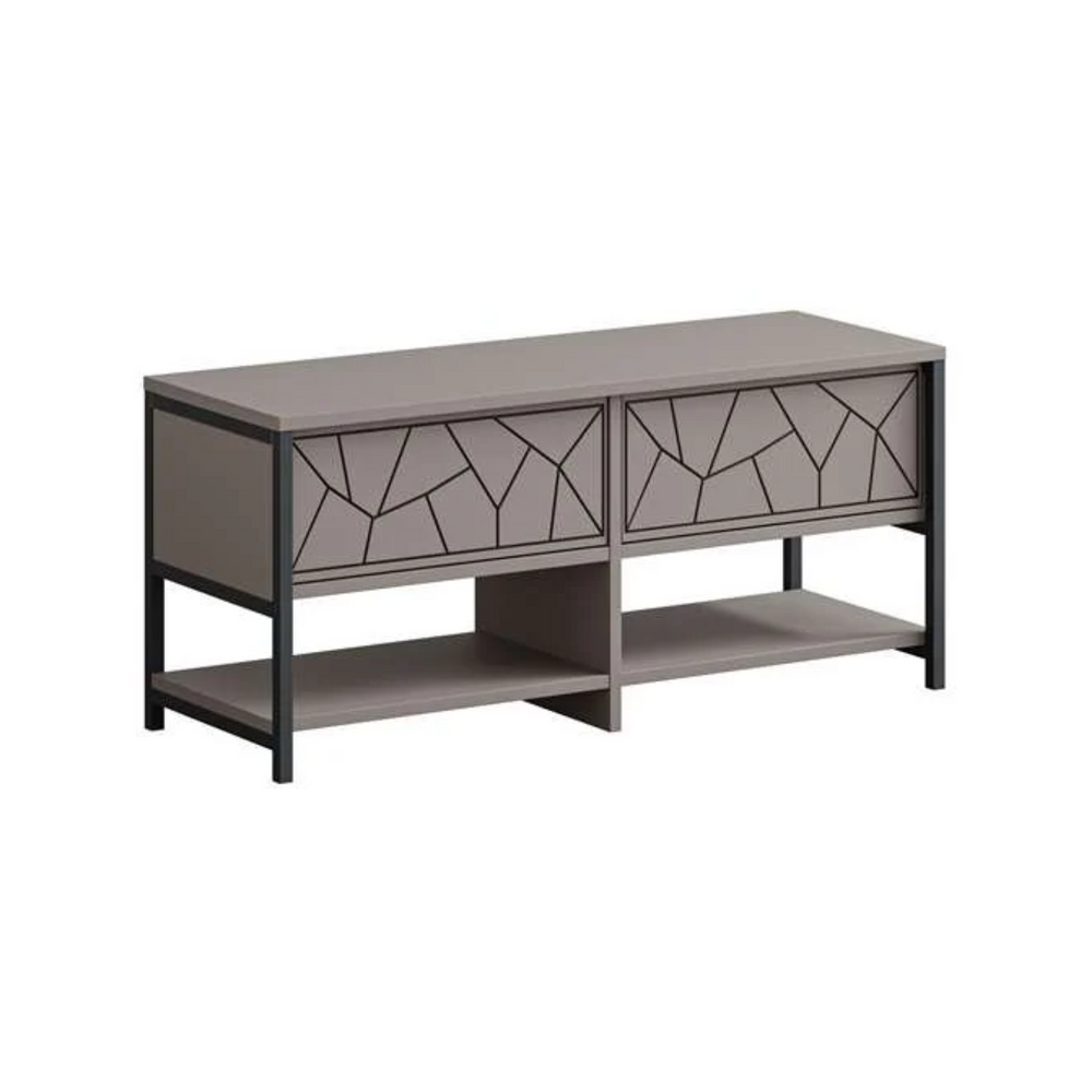 Inola Shoe Cabinet – Wood & Metal - Karrari