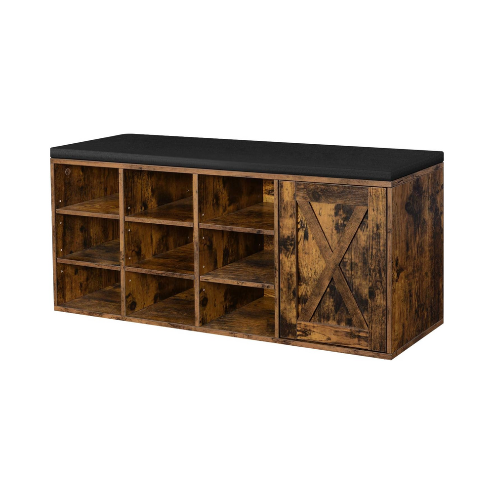 Shoe Storage Bench with Cushion - Karrari