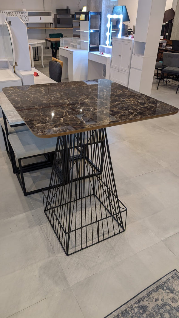 Santo Modern Square High Table - Karrari