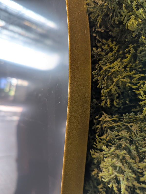 Arched Gold Metal Frame Mirror - Karrari