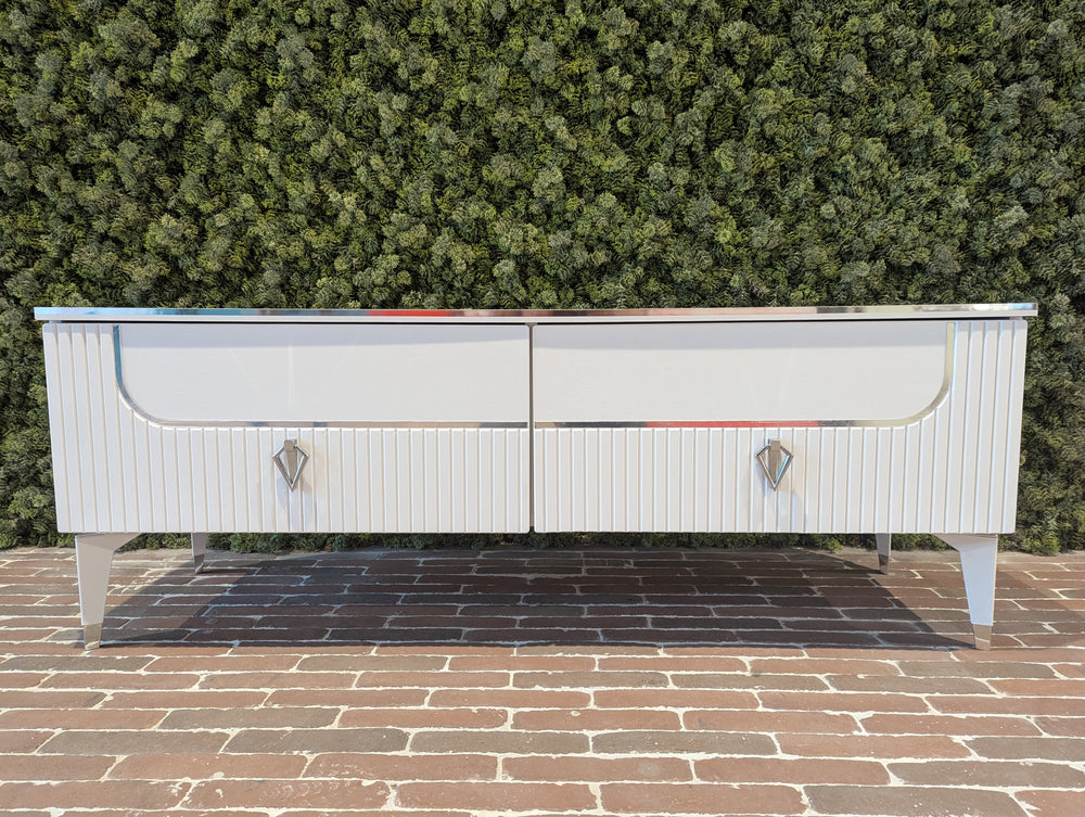 Modern White TV Stand - Karrari