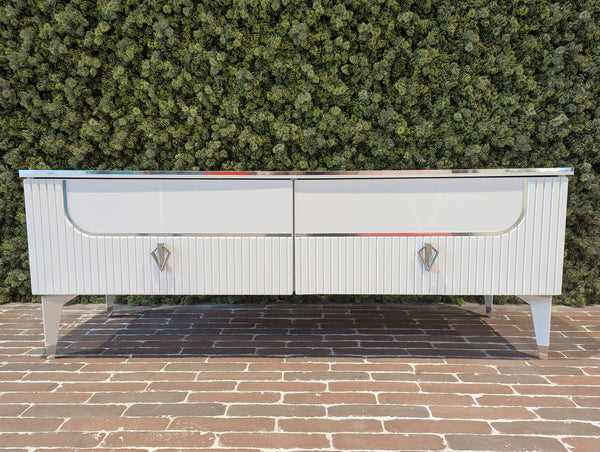 Modern White TV Stand - Karrari