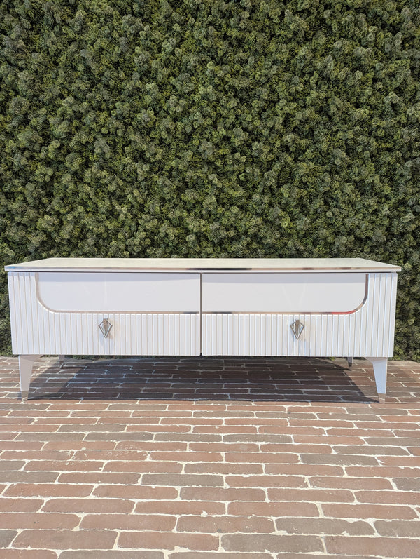 Modern White TV Stand - Karrari