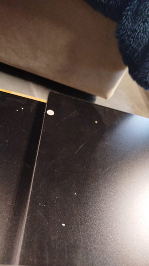 Vanity Table Set – LED Mirror, Bluetooth, Drawers (Damaged-Scratches)