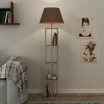 Giorno Floor Lamp, Wood, Oak