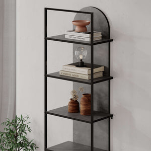 ARCHY Bookcase – Grey - Karrari