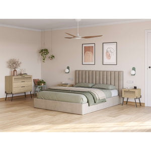 Naive Oak Finish Wooden Dresser - Karrari