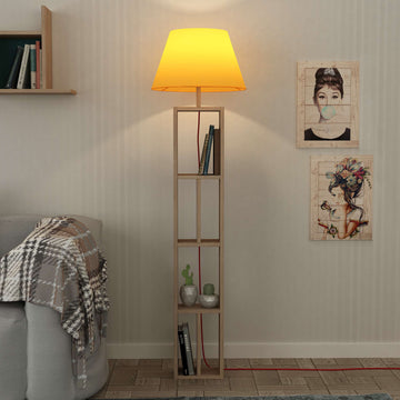 Giorno Floor Lamp, Wood, Oak