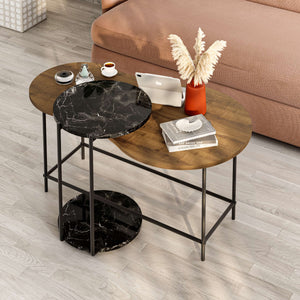 CUDDLE Coffee Tables – Lotus Finish - Karrari
