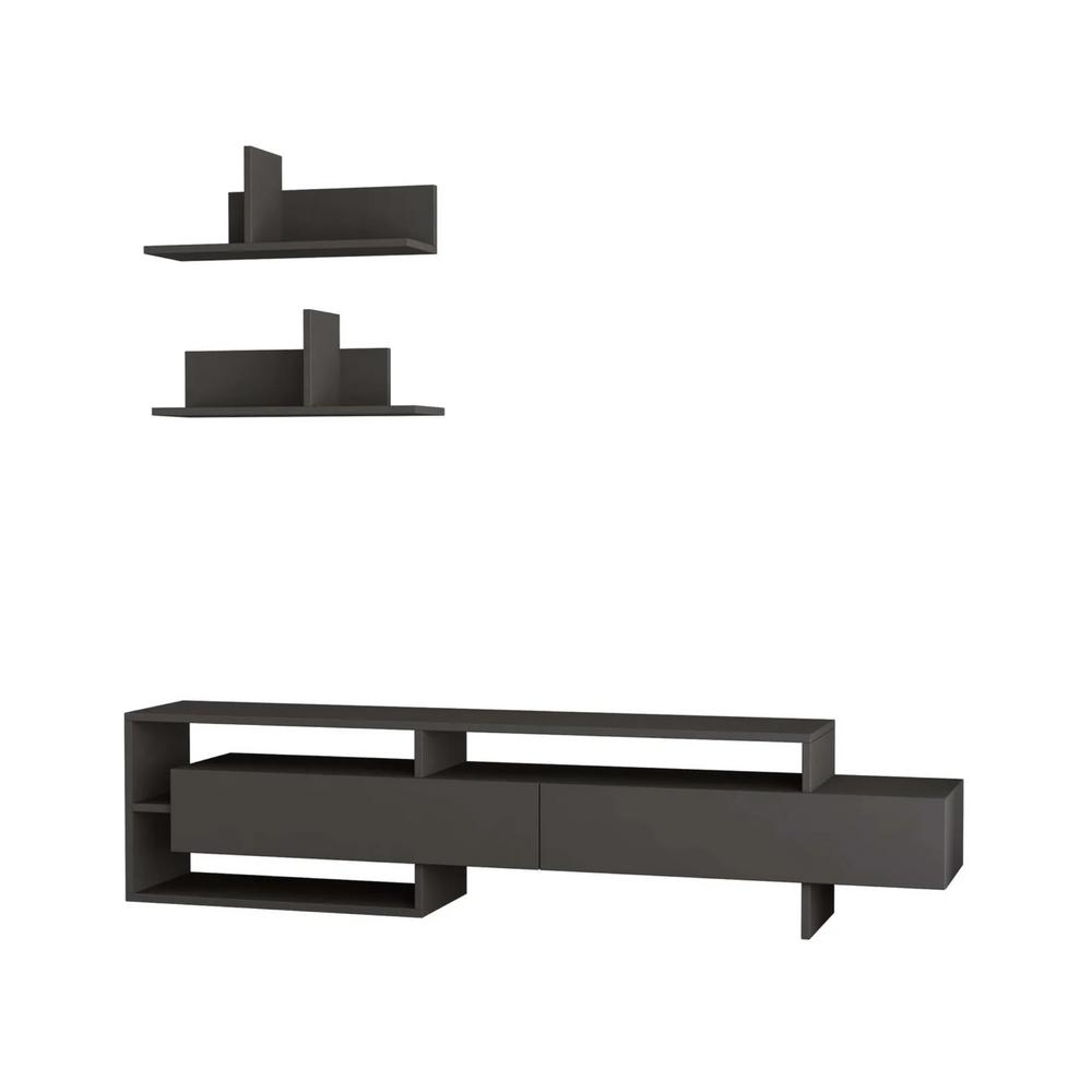 TV Stand with Floating Shelves - Karrari