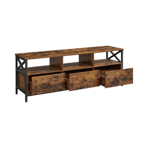 Industrial TV Stand with Drawers & Shelves - Karrari