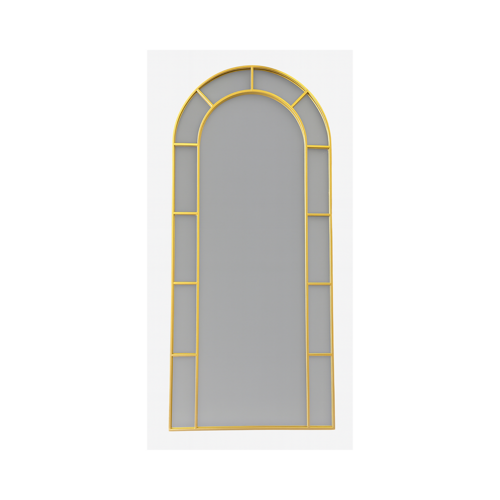 Arched Mirror with Gold Frame - Karrari