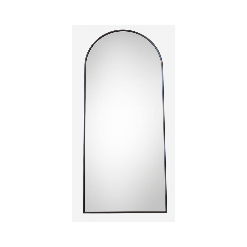 Arched Mirror - Black Metal Frame - Karrari