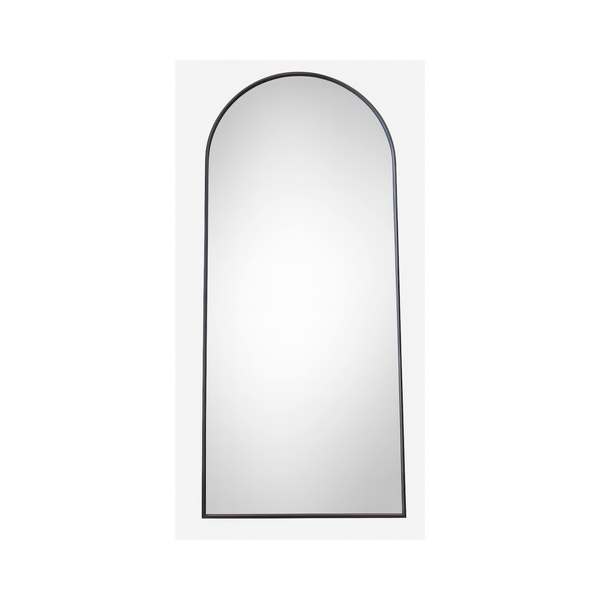 Arched Mirror - Black Metal Frame - Karrari