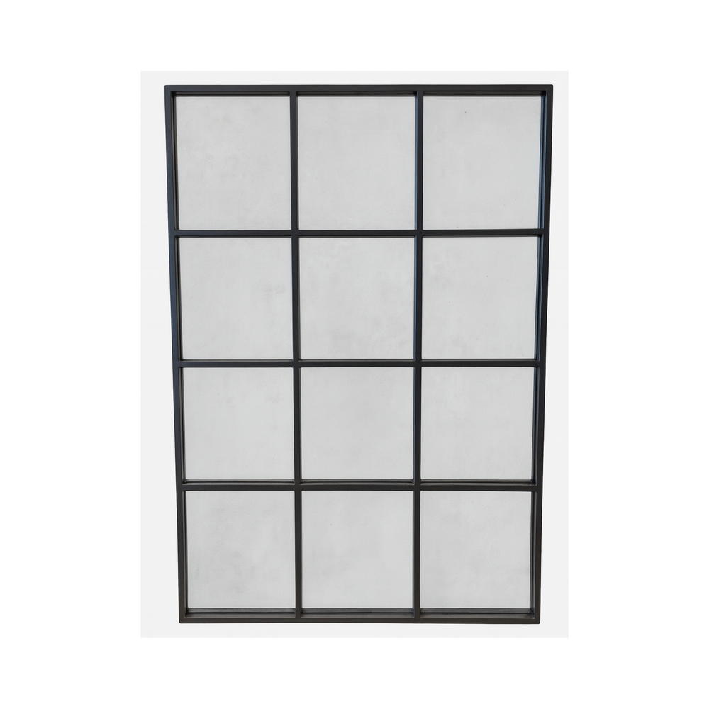 Grid Mirror – Black Metal Frame - Karrari
