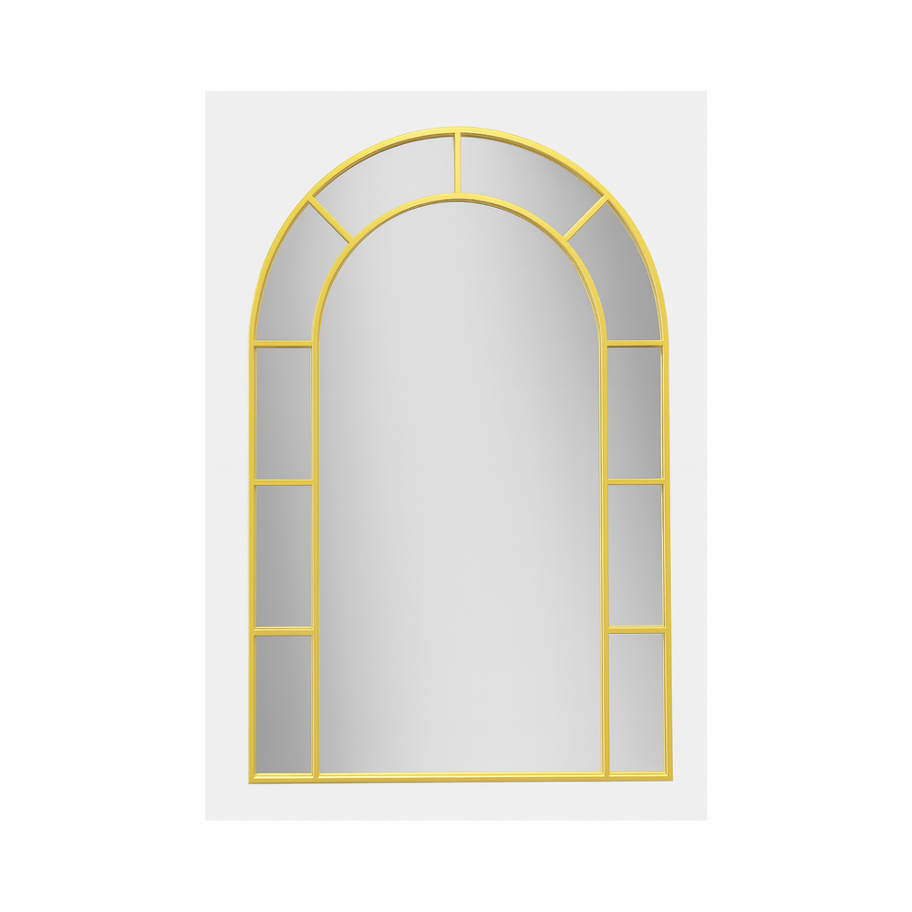 Arched Gold Metal Mirror - Karrari