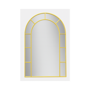 Arched Gold Metal Mirror - Karrari