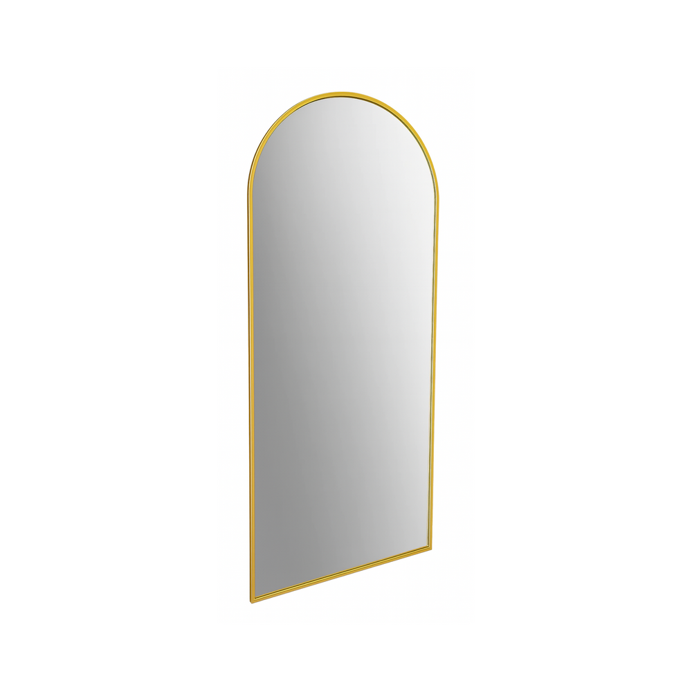 Arched Gold Metal Frame Mirror - Karrari