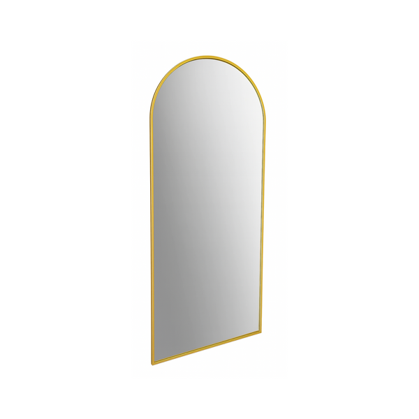 Arched Gold Metal Frame Mirror - Karrari