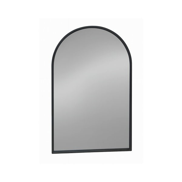 Arched Mirror Black Metal Frame - Karrari