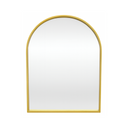 Arched Mirror - Gold Metal Frame - Karrari