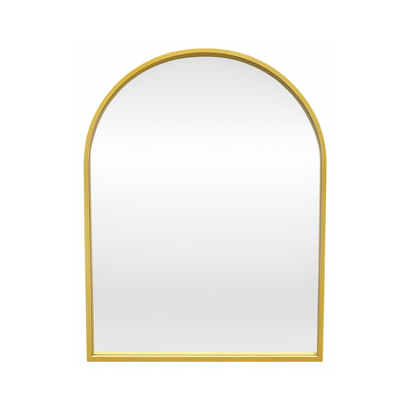 Arched Mirror - Gold Metal Frame - Karrari