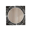 Elegant Black Square Mirror - Karrari