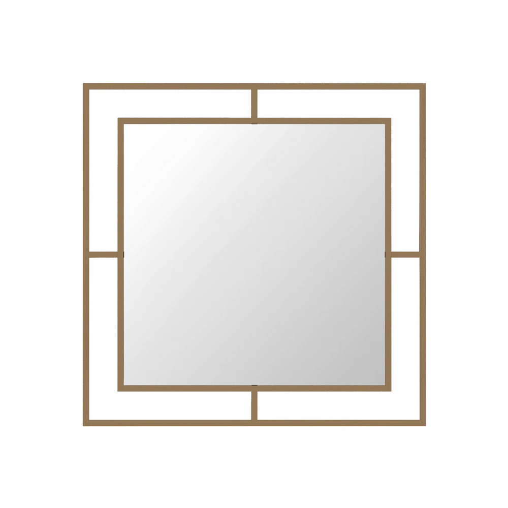 Square Metal Wall Mirror - Karrari