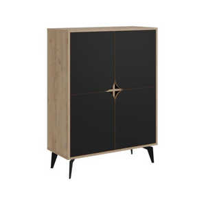 Spark Cabinet – Oak & Black - Karrari