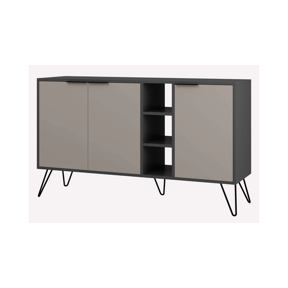 CLARA Console – Anthracite & Light Mocha - Karrari