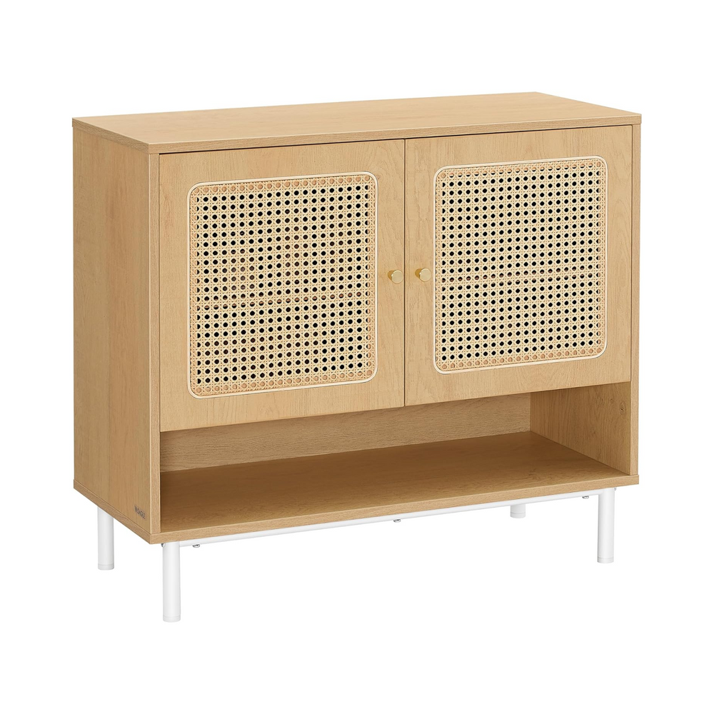 3-Tier Shoe Cabinet - Rattan Doors - Karrari