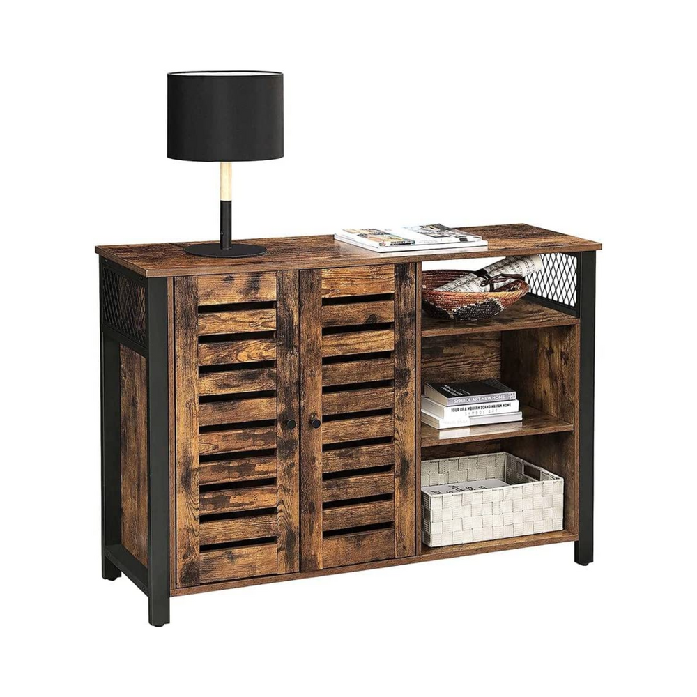 Storage Sideboard Cabinet with Doors & Shelves - Karrari